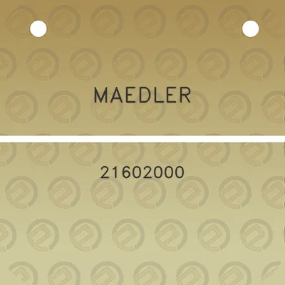 maedler-21602000