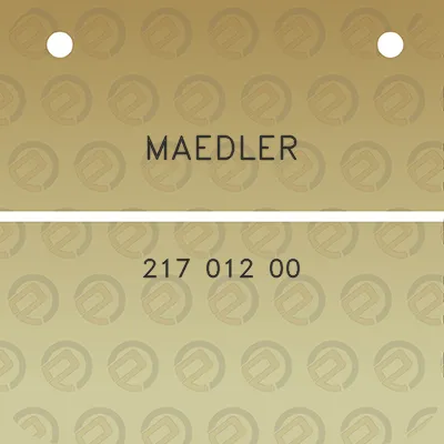 maedler-217-012-00