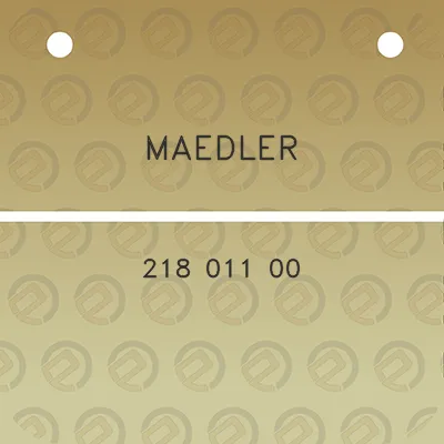 maedler-218-011-00