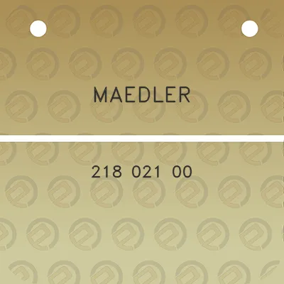 maedler-218-021-00