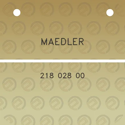 maedler-218-028-00