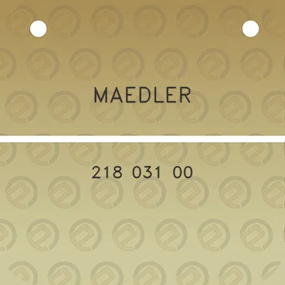 maedler-218-031-00