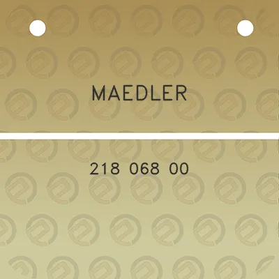 maedler-218-068-00