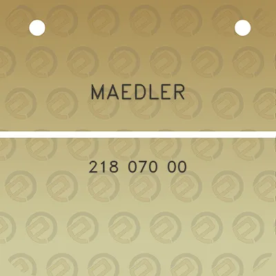 maedler-218-070-00