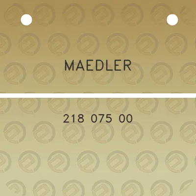 maedler-218-075-00