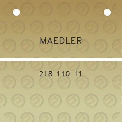 maedler-218-110-11