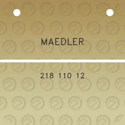 maedler-218-110-12