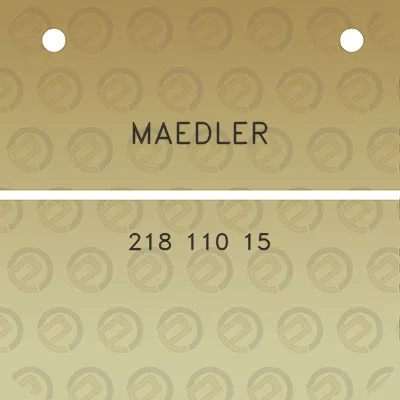 maedler-218-110-15