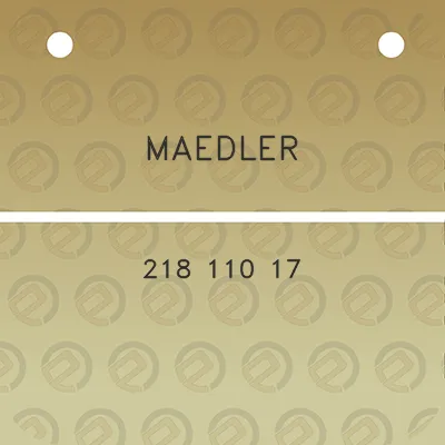 maedler-218-110-17