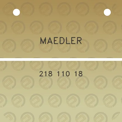 maedler-218-110-18