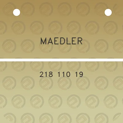 maedler-218-110-19