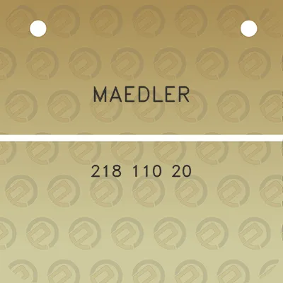 maedler-218-110-20