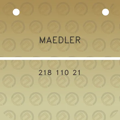 maedler-218-110-21