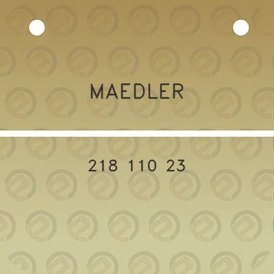 maedler-218-110-23