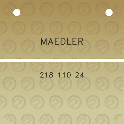 maedler-218-110-24