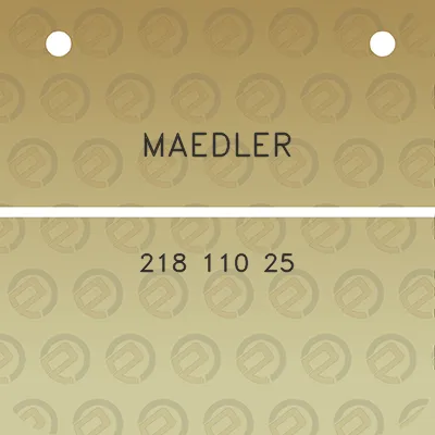 maedler-218-110-25