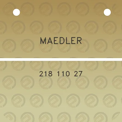 maedler-218-110-27