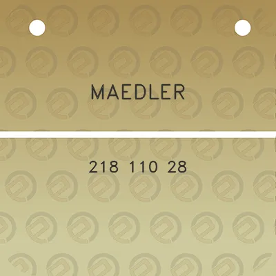 maedler-218-110-28