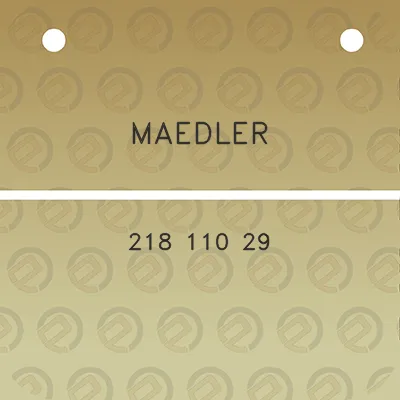 maedler-218-110-29