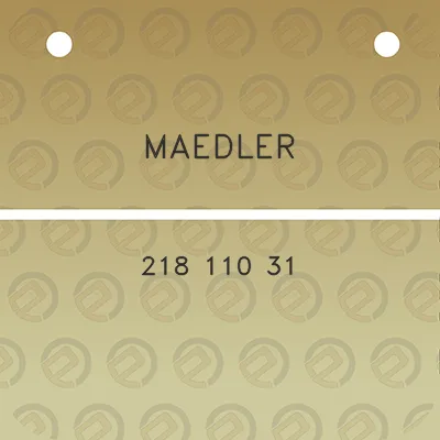 maedler-218-110-31