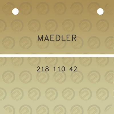 maedler-218-110-42