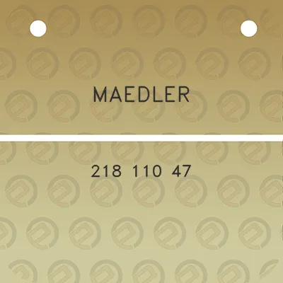 maedler-218-110-47