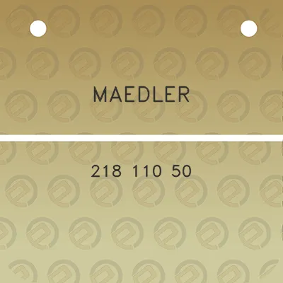 maedler-218-110-50