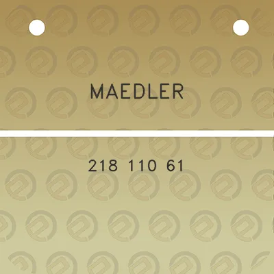 maedler-218-110-61