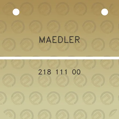 maedler-218-111-00