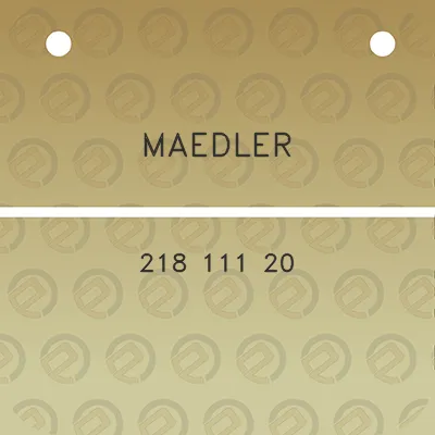 maedler-218-111-20