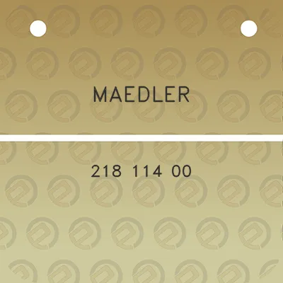 maedler-218-114-00