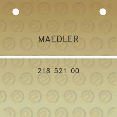 maedler-218-521-00