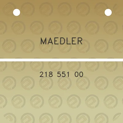 maedler-218-551-00