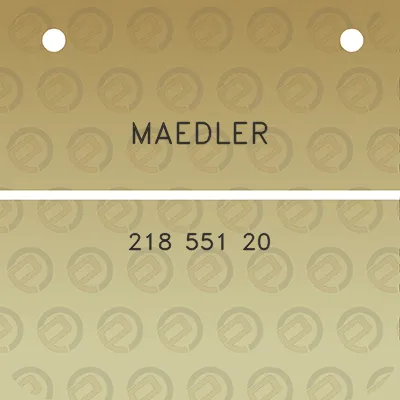 maedler-218-551-20