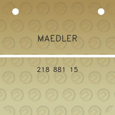 maedler-218-881-15