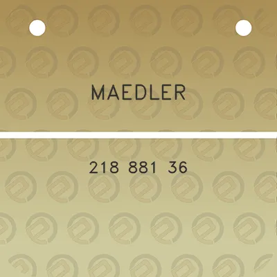 maedler-218-881-36