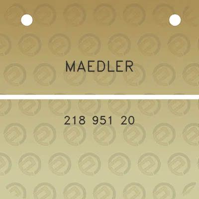 maedler-218-951-20