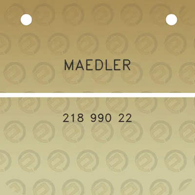 maedler-218-990-22