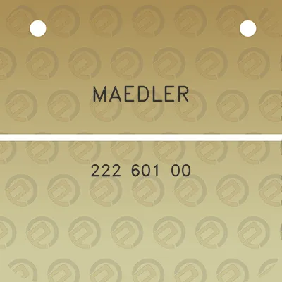 maedler-222-601-00