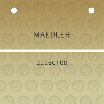 maedler-22260100