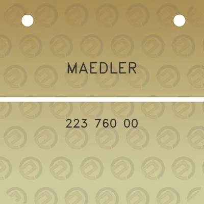 maedler-223-760-00