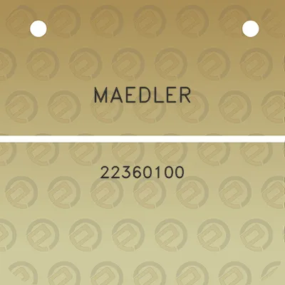 maedler-22360100