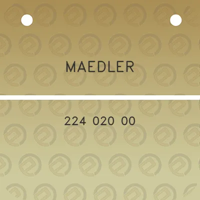 maedler-224-020-00