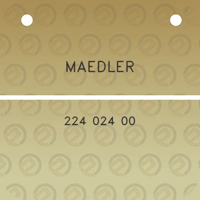 maedler-224-024-00