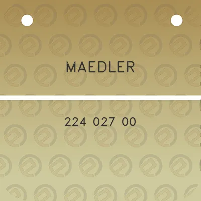 maedler-224-027-00