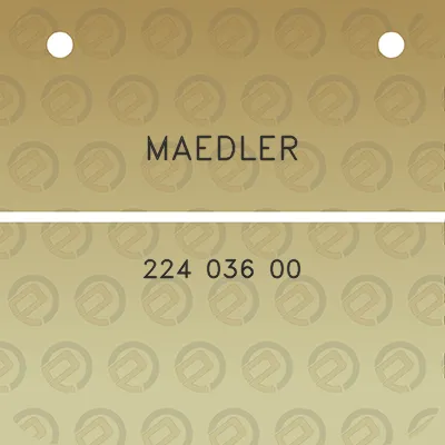 maedler-224-036-00