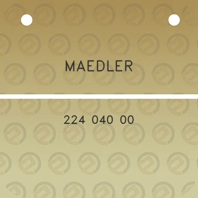 maedler-224-040-00