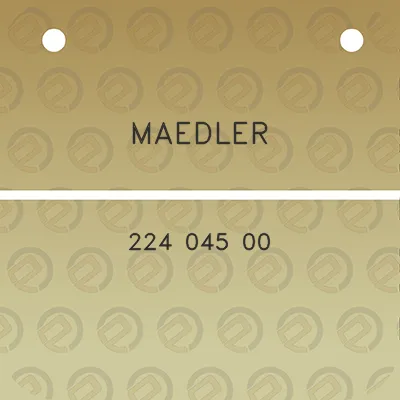 maedler-224-045-00