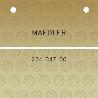 maedler-224-047-00