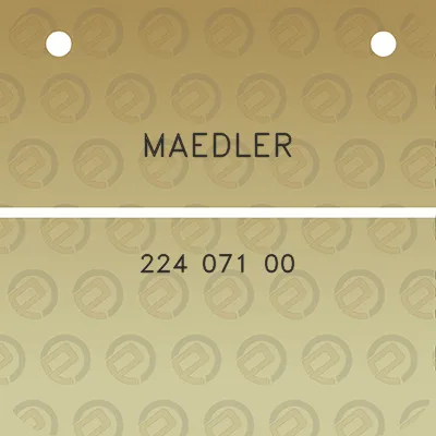 maedler-224-071-00